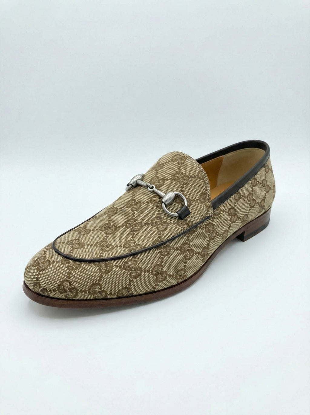 Mocassins pour hommes GUCCI Jordaan en toile Original GG