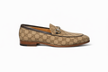 Mocassins pour hommes GUCCI Jordaan en toile Original GG